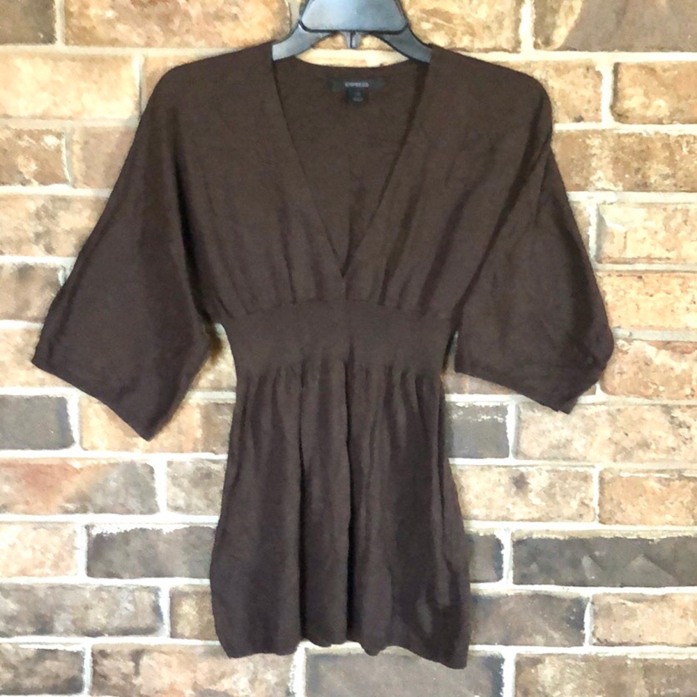 Express wool kimono style sweater